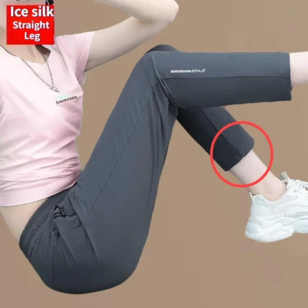 Women's Spring Summer Thin Ice Pants