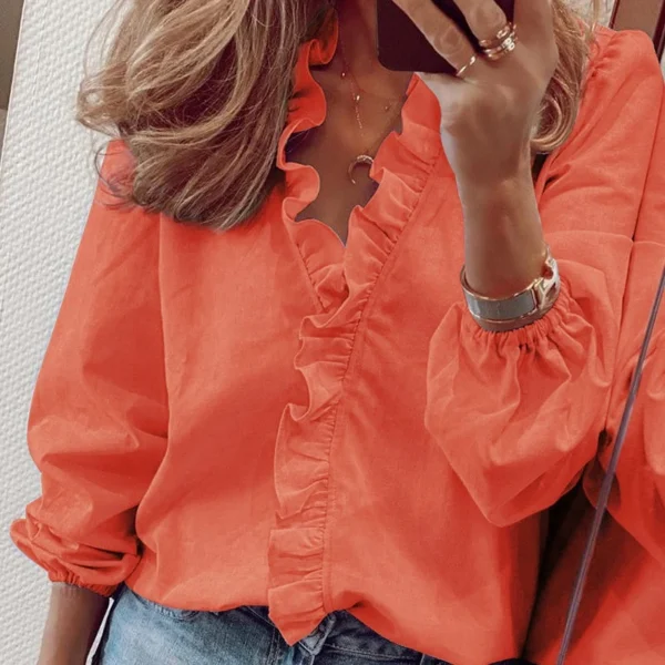 Solid Casual Loose Oversized Shirts 3