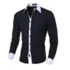 Mens Stripes Long Sleeved Shirts 4