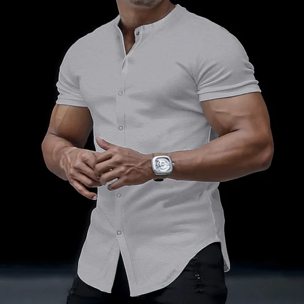 Quality Diamond Men Short Sleeve Shirt 6