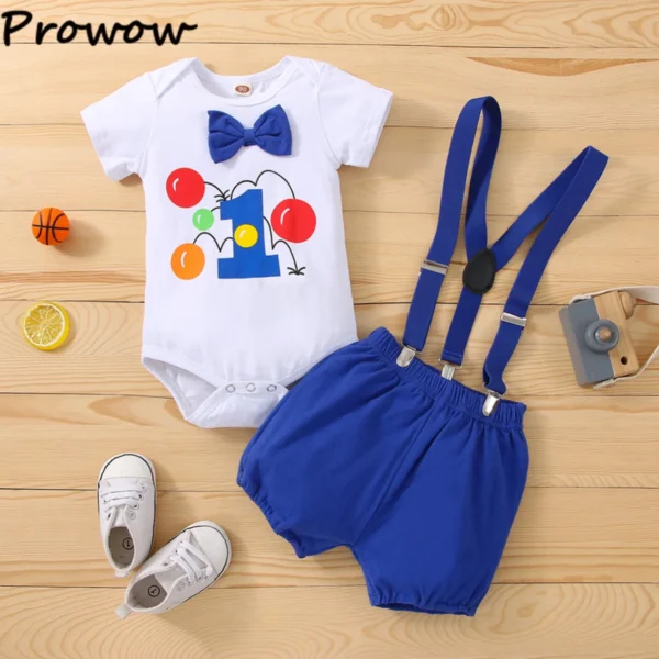Baby Boys Birthday Outfits Sets 5