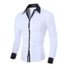 Mens Stripes Long Sleeved Shirts