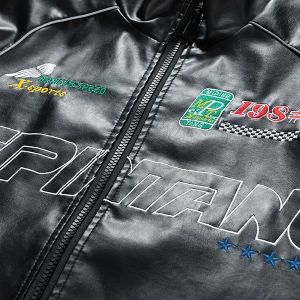 Mmen's motorcycle leather jacket 5