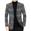 Men Plaid Blazers Jackets 3