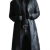 Faux Leather Trench Coat 6