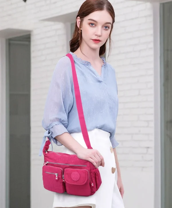 High Quality A4 Men Women Shoulder Messenger Bag 6
