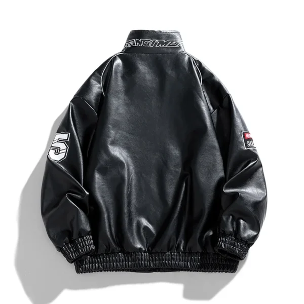 Mmen's motorcycle leather jacket 4