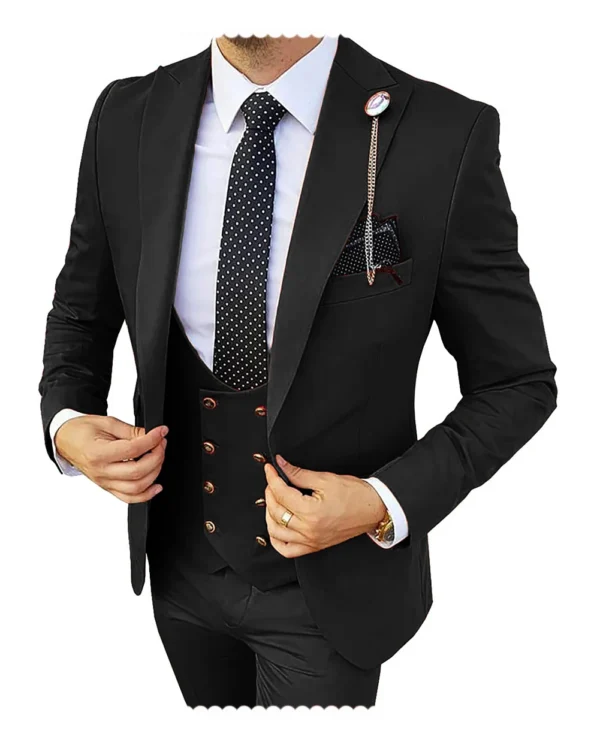 Formal Men 3 Piece Wedding Suit 2