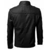 Casual high-end fashion leather European and American jacket 4
