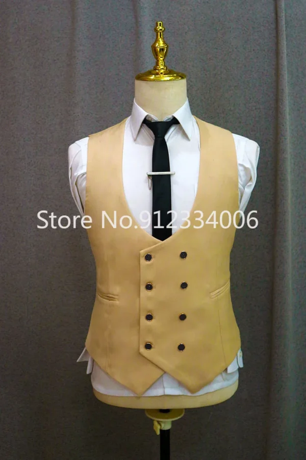 Formal Men 3 Piece Wedding Suit 5